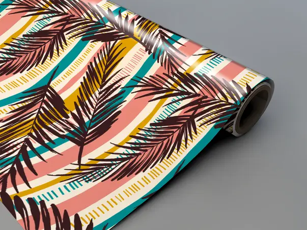 Autocolant masa model frunze retro 6