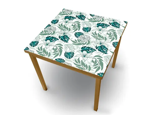 Autocolant masa model frunze tropicale 1