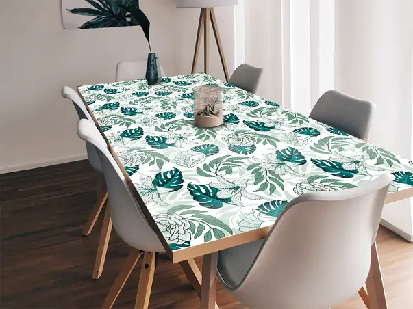 Autocolant masa model frunze tropicale 2