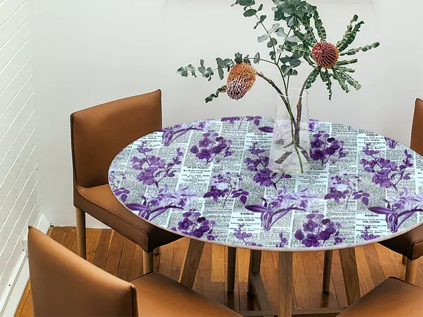 Autocolant masa model ziare cu flori v4 4