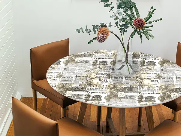 Autocolant masa model ziare cu flori v8 4