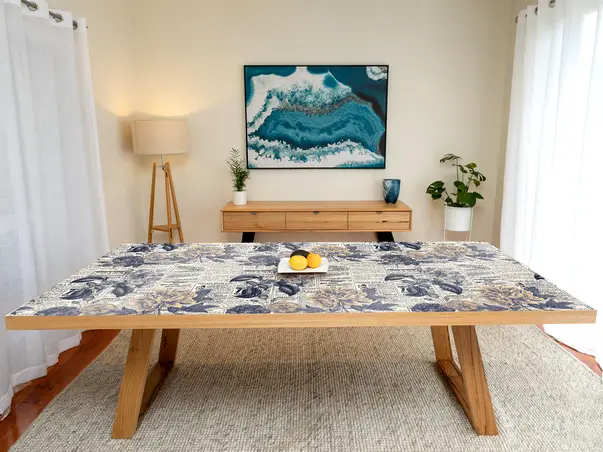 Autocolant masa model ziare cu flori v9 3