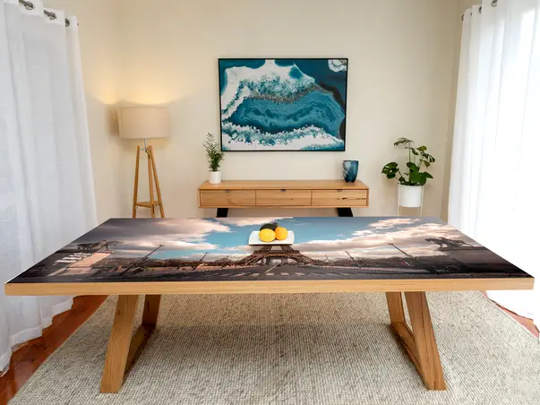 Autocolant masa peisaj turnul Eiffel 3