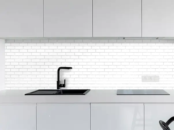 Autocolant model caramida alba 3