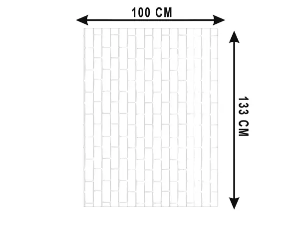 Autocolant model caramida alba 5