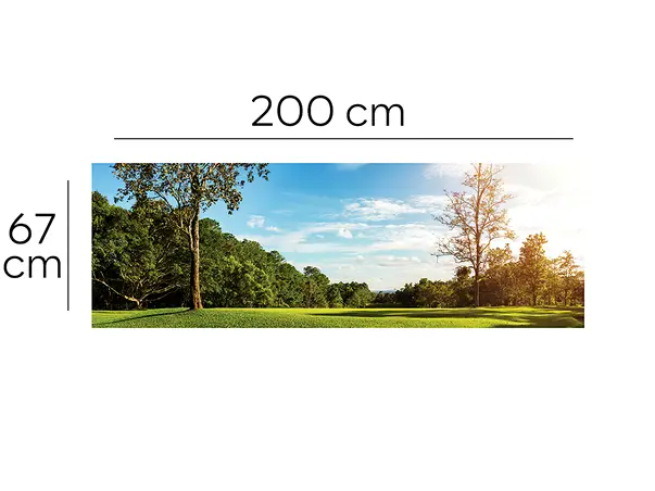 Autocolant perete Folina model Linistea naturii 67x200 simulare detalii