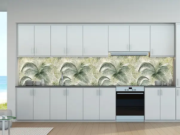 Autocolant perete marmura tropicala 3