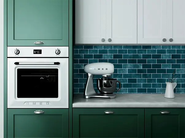 Autocolant perete model caramida verde normandia 2