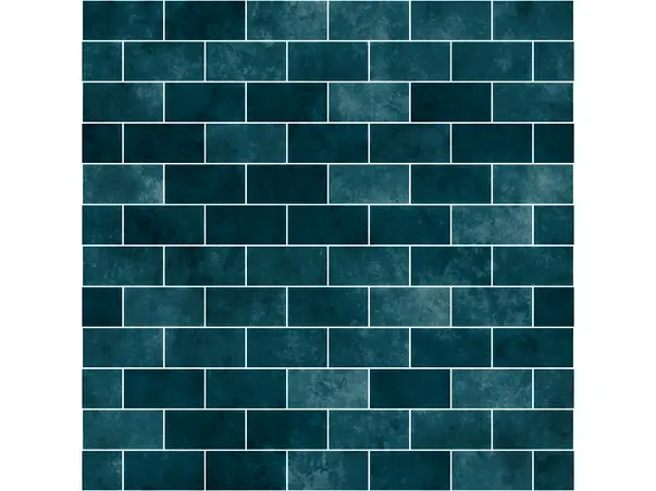 Autocolant perete model caramida verde normandia 5