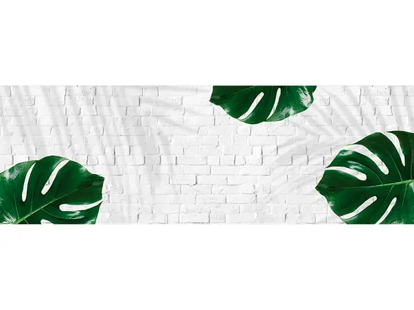 Autocolant perete model caramita plante verzi 4