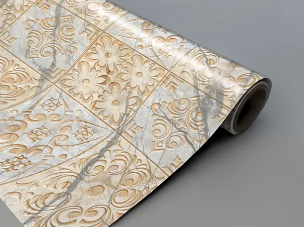 Autocolant piatra model bej gri x5