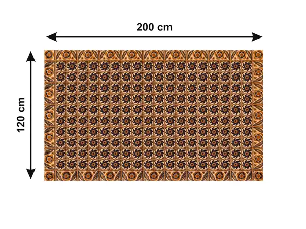 Autocolant podea model piatra bruna rola 3