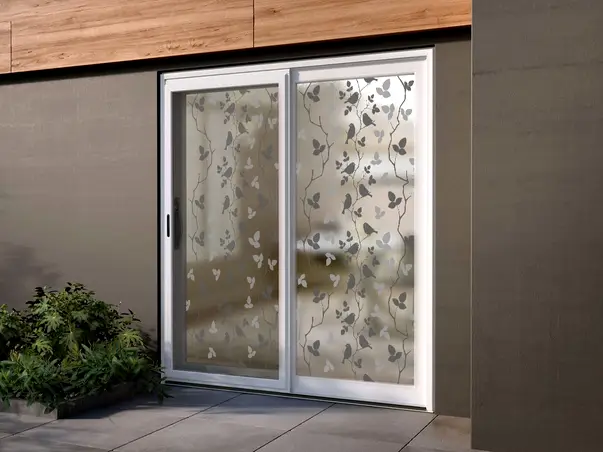 Autocolant sablare geam model pasari crengi 801uv