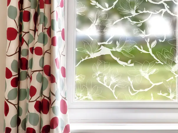 Autocolant sablare model Credenza alb 2