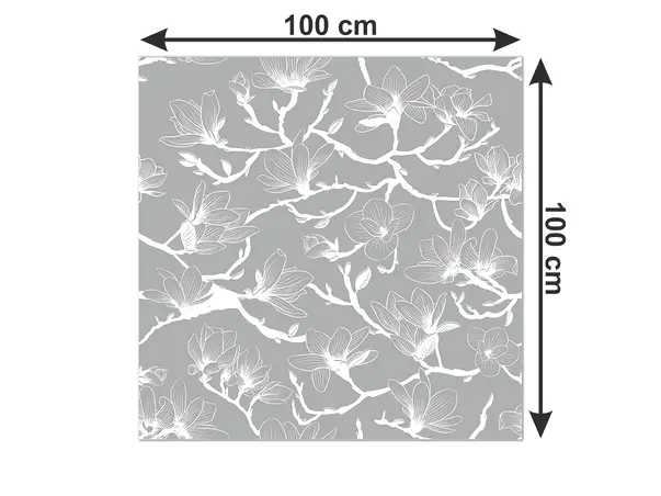Autocolant sablare model Credenza alb 55