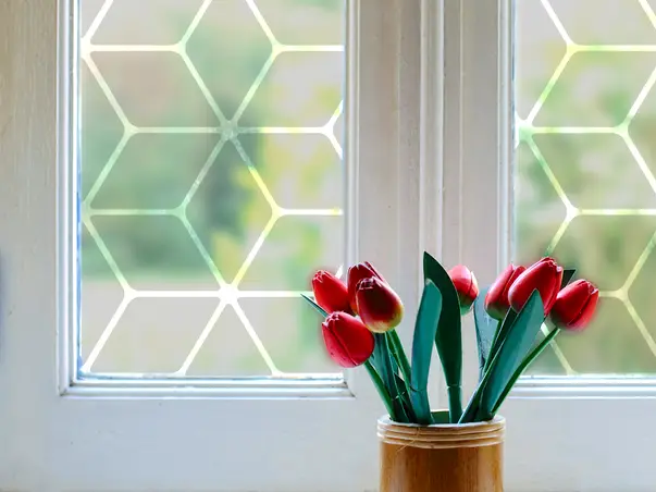 Autocolant sablare model geometric diamond x2