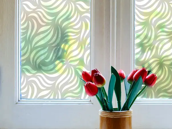 Autocolant sablare model valuri x2