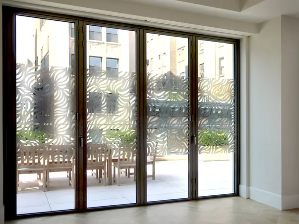 Autocolant sablare model valuri x3