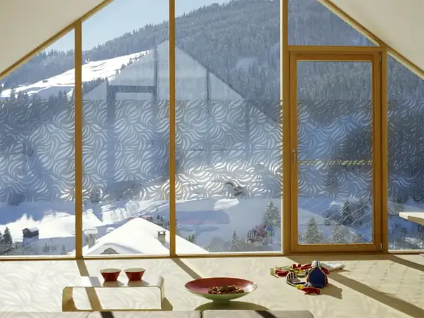 Autocolant sablare model valuri x4