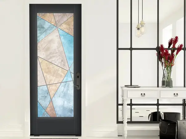 Autocolant sablat model mozaic cu umbre 4