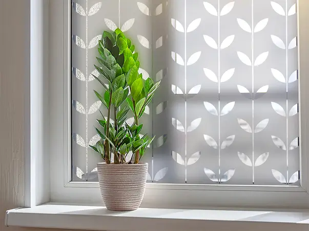 Autocolant sablat model seamless frunze 01