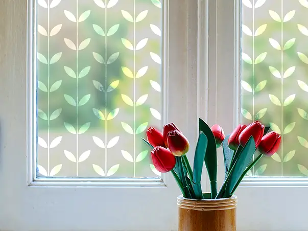 Autocolant sablat model seamless frunze 02