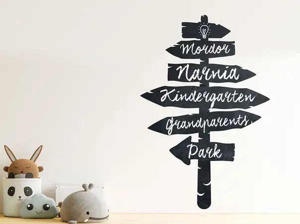 Autocolant tabla de scris model indicator x1