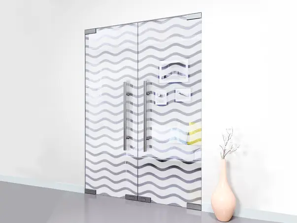 Autocolant transparent cu valuri albe uv220 1