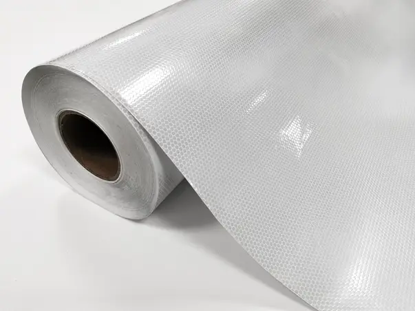 Autocolant vinil reflectorizant Honeycomb Folina printabil 124 cm simulare 1