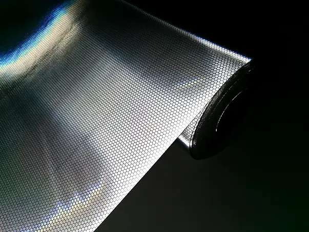 Autocolant vinil reflectorizant Honeycomb Folina printabil 124 cm simulare 2