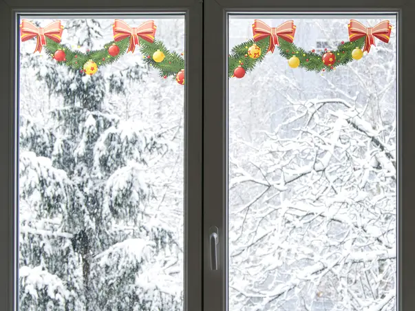 Bordura craciun model ghirlanda 1