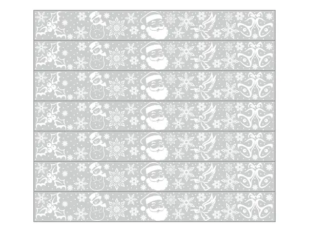 Bordura mos craciun model alb 5