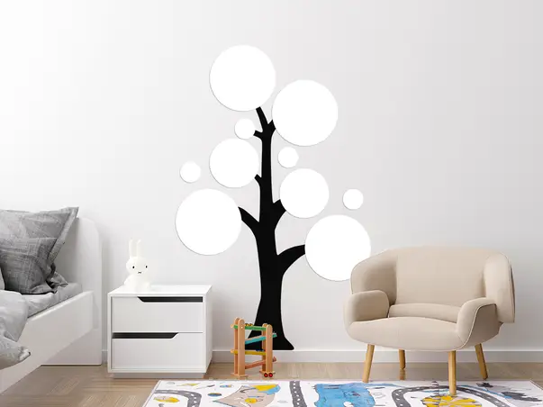 Copac tabla de scris alba 4