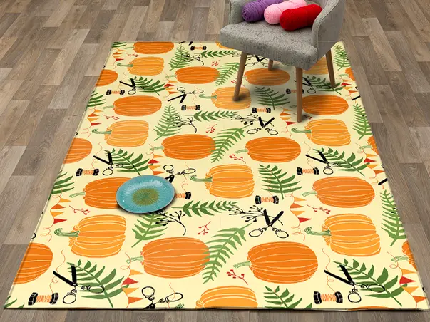 Covor antiderapant din vinil bucatarie dovlecei 5