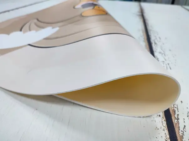 Covor antiderapant pentru animale de companie model Corgi inoleum antiderapant rotund 8