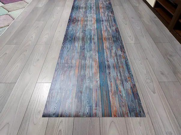 Covor din vinil bucatarie model imitatie lemn FOLMATKIT023 7