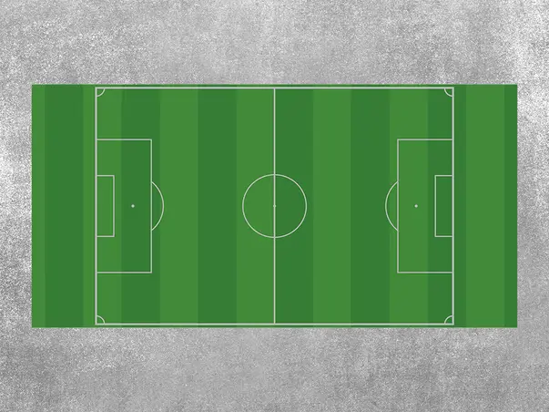 Covor din vinil camera baieti teren de fotbal FOLMATKIDS03 3