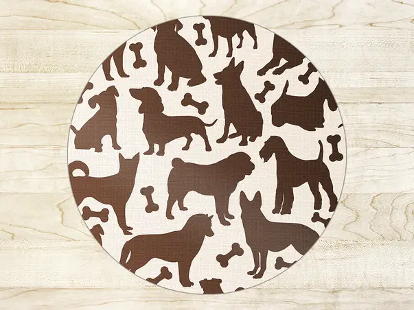 Covor din vinil model catei bej maro v1