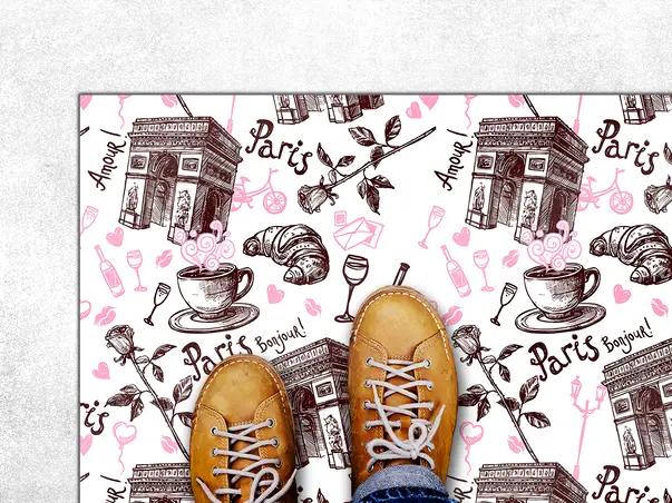 Covor din vinil pentru bucatarie Paris 1