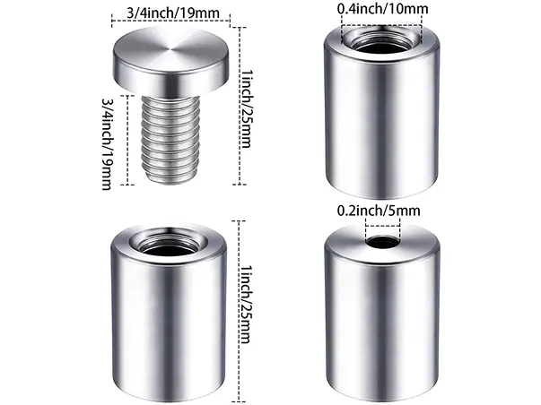Distantiere signalistica 19x25 mm 2