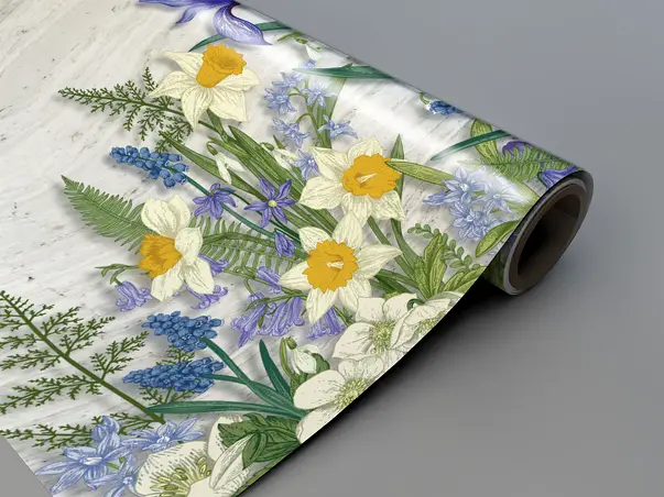 Flori de primavara simulare rola