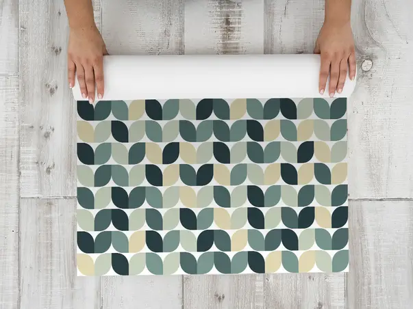 Folie de protectie din PVC antiderapant cu grosime 1,5mm impermeabil 50x155cm model 1 s2