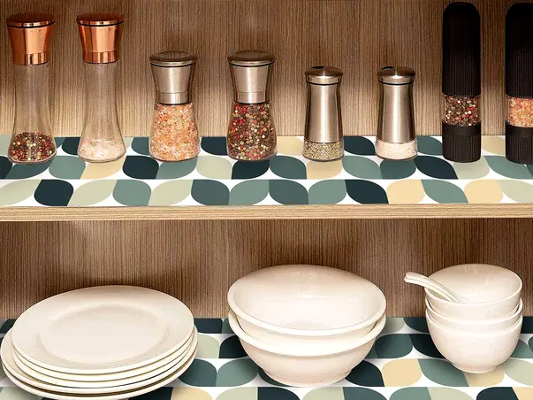 Folie de protectie din PVC antiderapant cu grosime 1,5mm impermeabil 50x155cm model 1 s3