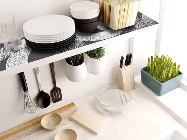 Folie de protectie din PVC antiderapant cu grosime 1,5mm impermeabil 50x155cm model 10 s4