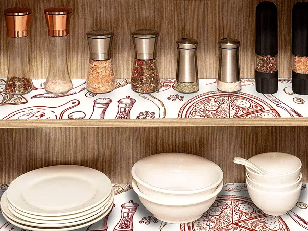 Folie de protectie din PVC antiderapant cu grosime 1,5mm impermeabil 50x155cm model 3 s3