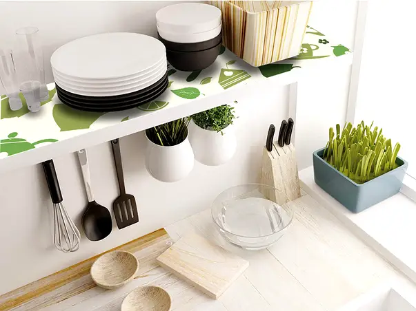 Folie de protectie din PVC antiderapant cu grosime 1,5mm impermeabil 50x155cm model 4 s4