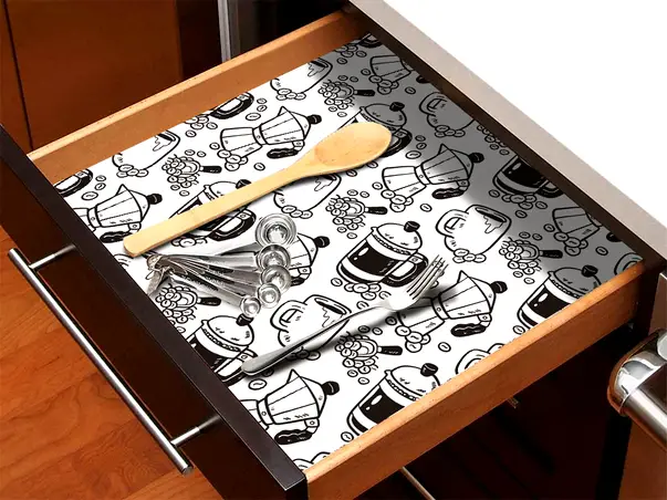 Folie de protectie din PVC antiderapant cu grosime 1,5mm impermeabil 50x155cm model 5 s1