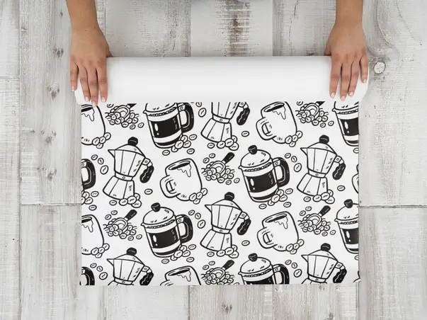 Folie de protectie din PVC antiderapant cu grosime 1,5mm impermeabil 50x155cm model 5 s2