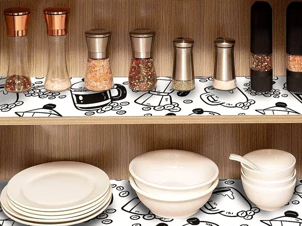 Folie de protectie din PVC antiderapant cu grosime 1,5mm impermeabil 50x155cm model 5 s3