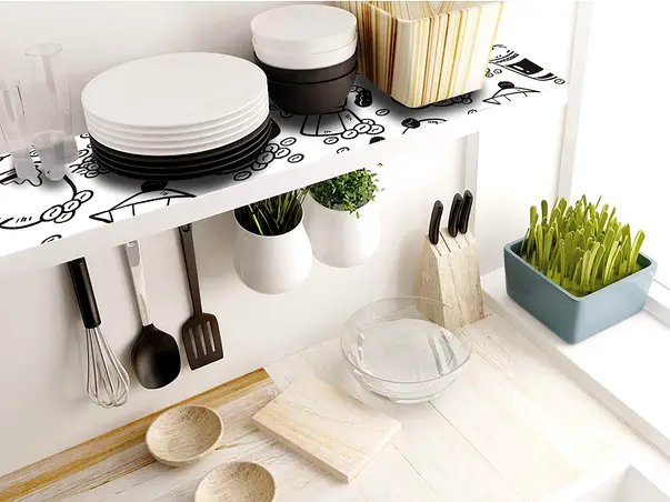 Folie de protectie din PVC antiderapant cu grosime 1,5mm impermeabil 50x155cm model 5 s4